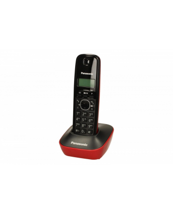 TELEFON PANASONIC KX-TG 1611PDR czerwono czarny