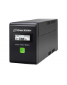 Power Walker UPS Line-Interactive 600VA 3x IEC C13, PURE SINE, RJ11/RJ45,USB,LCD - nr 9