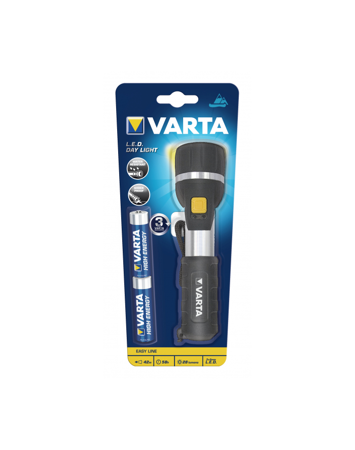 Latarka LED DAY LIGHT (+2xAA) VARTA główny