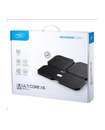 Deepcool Notebook cooler Multicore x6 up to 15.6'' nb, 2x140mm fan+ 2x100mm fan