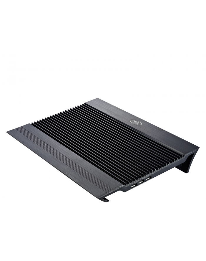 Deepcool Notebook cooler N8 black up to 17'' nb, 1x140mm black fan, pure aluminium panel provides exellent performance główny