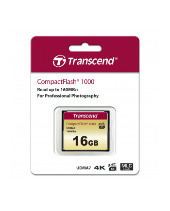 Transcend karta pamięci 16GB Compact Flash 1000x