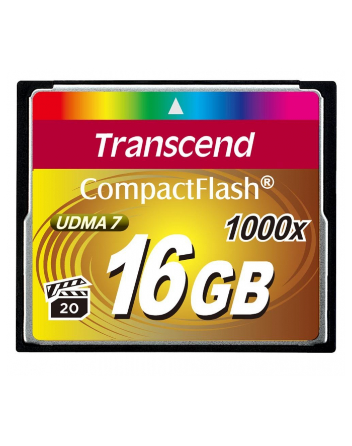 Transcend karta pamięci 16GB Compact Flash 1000x główny