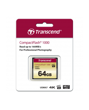 Transcend karta pamięci 64GB Compact Flash 1000x