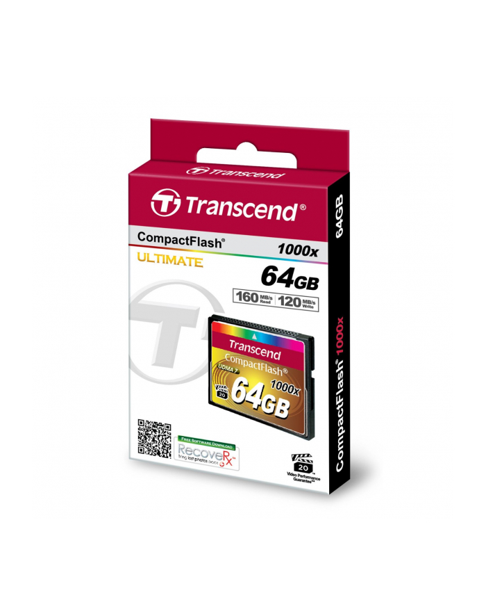 Transcend karta pamięci 64GB Compact Flash 1000x główny