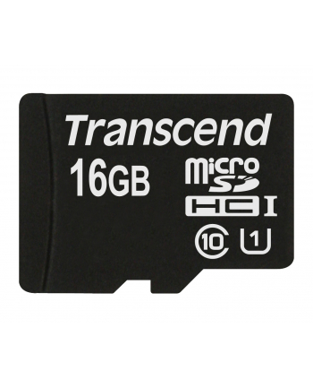 Transcend karta pami臋ci Micro SDHC 16GB Class 10 UHS-I