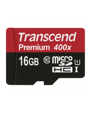 Transcend karta pamięci Micro SDHC 16GB Class 10 UHS-I