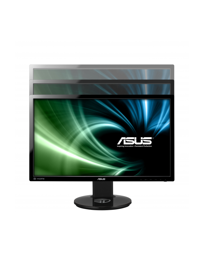 Asus Monitor LED VG248QE, 24'' wide, 1ms, Full HD, DVI/HDMI/DP, czarny główny