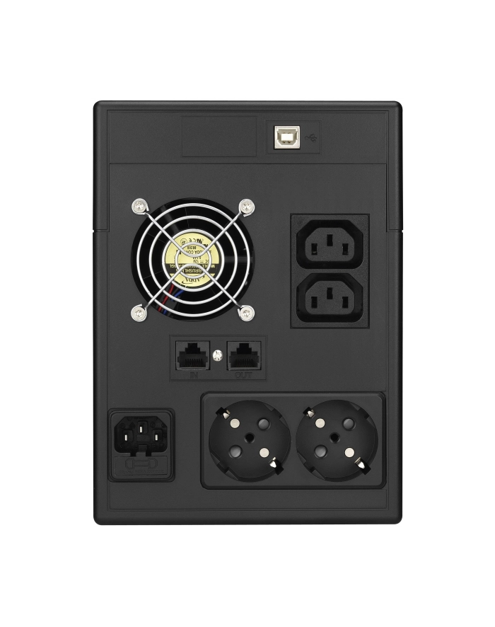 Power Walker UPS Line-Interactive 1500VA 2x SCHUKO, 2x IEC, RJ11/RJ45, USB, LCD główny