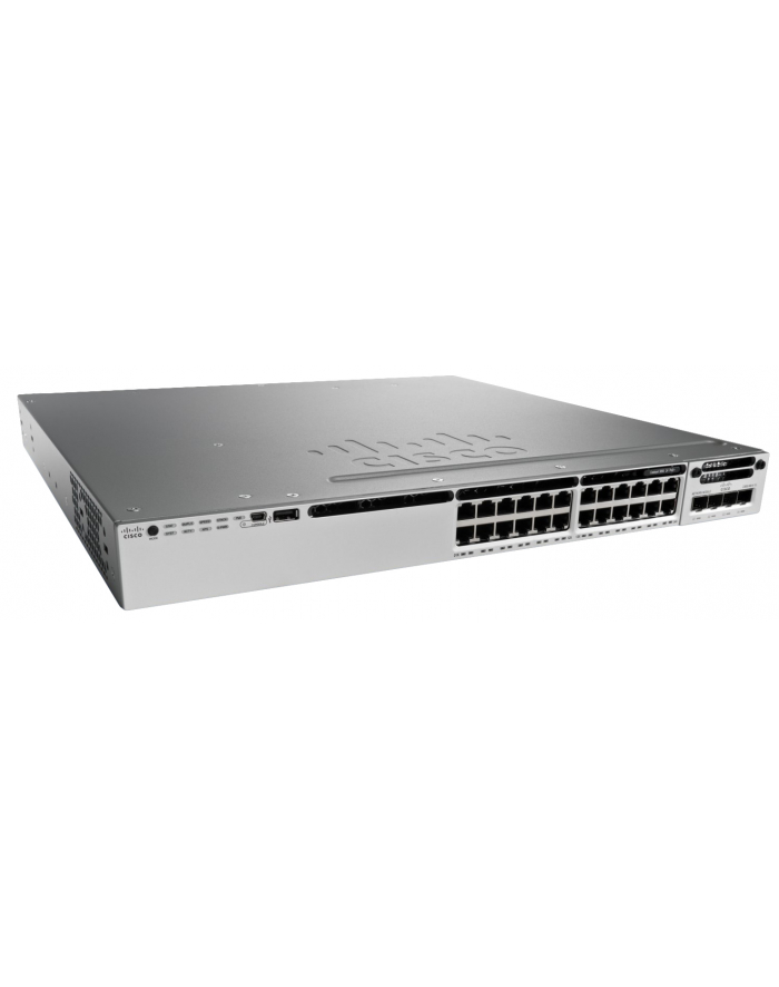 Cisco Catalyst 3850 24 Port 10/100/1000 Data, 350W AC PS, LAN Base główny