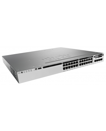 Cisco Catalyst 3850 24 Port 10/100/1000 Data, 350W AC PS, IP Base