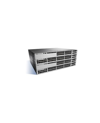 Cisco Catalyst 3850 48 Port 10/100/1000 PoE+, 1100W AC PS, IP Services