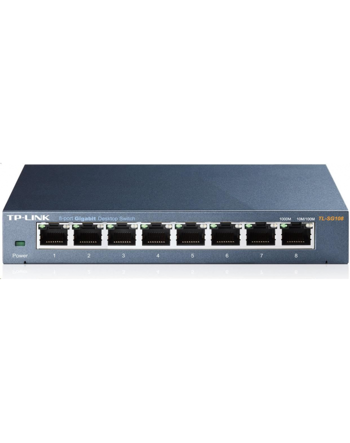 TP-Link TL-SG108 Switch 8x10/100/1000Mbps, Metal case, IEEE 802.1p QoS główny