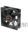 TITAN WENTYLATOR DO ZASILACZA/OBUDOWY 80X80X25MM 12V ŁOŻYSKO Z-BEARING - nr 15