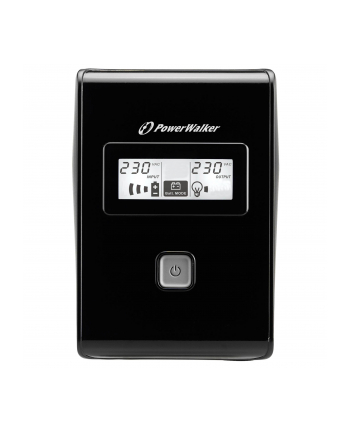 UPS POWER WALKER LINE-I 650VA 2xPL RJ/USB LCD
