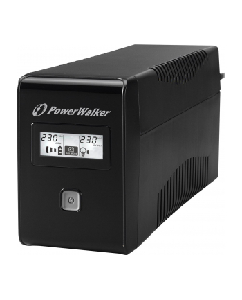 UPS POWER WALKER LINE-I 850VA 2xPL RJ/USB LCD