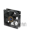 TITAN WENTYLATOR DO ZASILACZA/OBUDOWY 80X80X25MM 12V ŁOŻYSKO Z-BEARING - nr 16