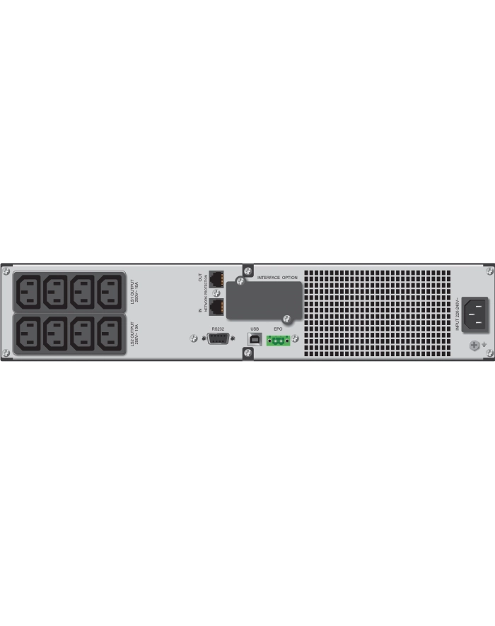 UPS POWER WALKER LINE-I 1500VA 8xIEC RJ/USB/RS LCD 19'' 2U główny