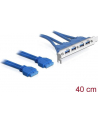 Gniazdo 4xUSB 3.0 na śledziu - nr 21