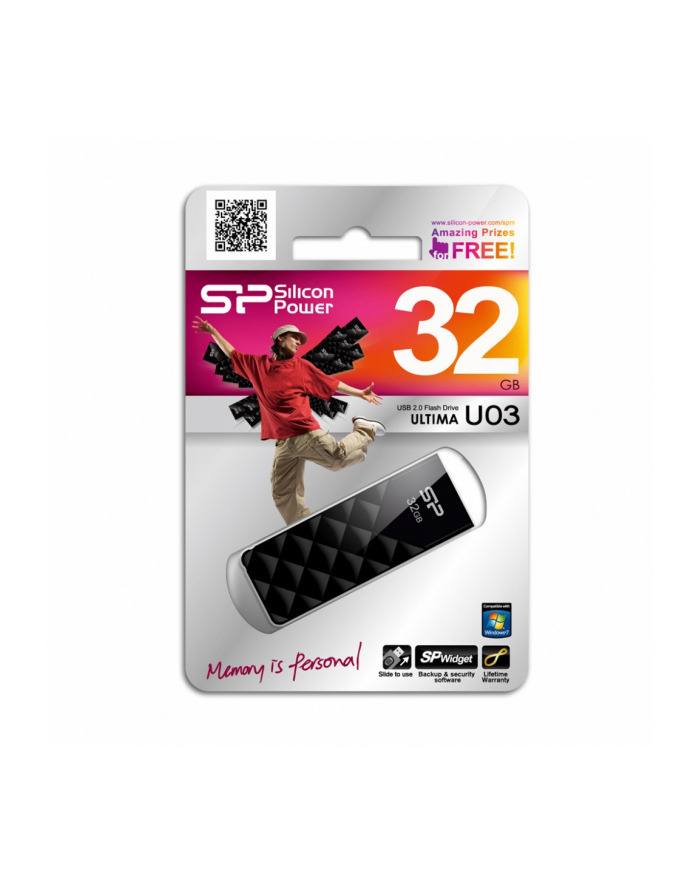 ULTIMA U03 32GB USB 2.0 LUX/LED/BLACK główny