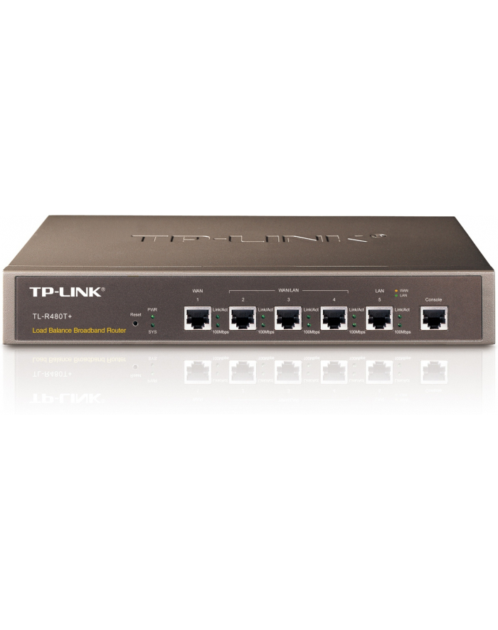 TP-LINK R480T+ router Cable/xDSL 1xWAN 1xLAN 3xWAN/LAN 1xRS-232 główny