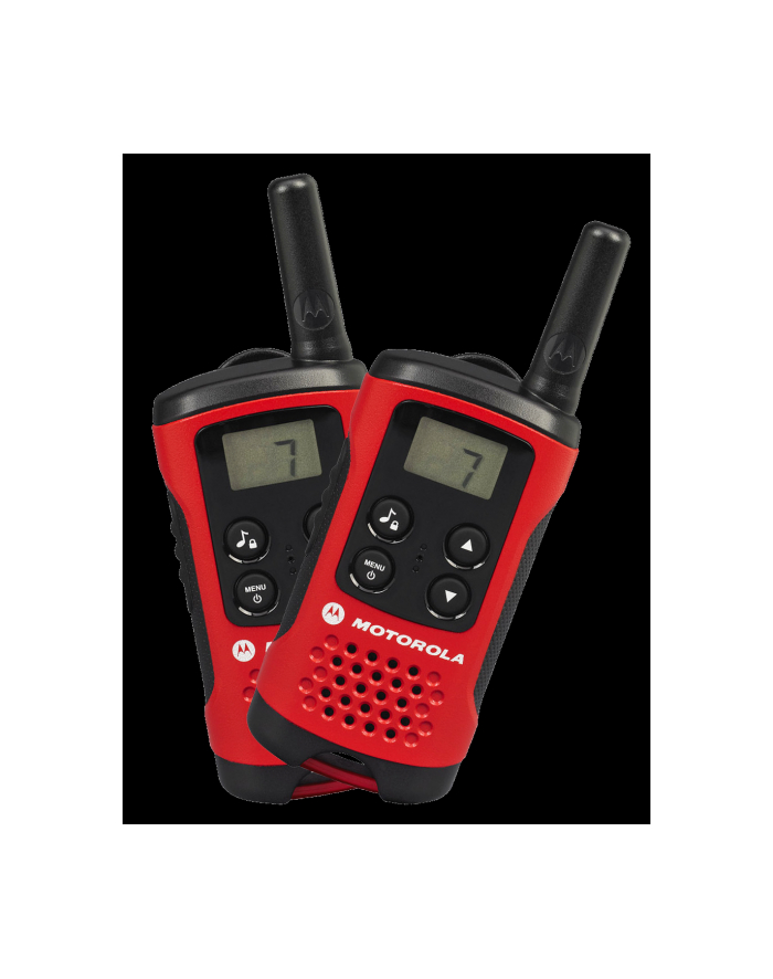 Motorola T40 Krótkofalówka, (Walkie-Talkie), 4 km, Czarno-Czerwone główny