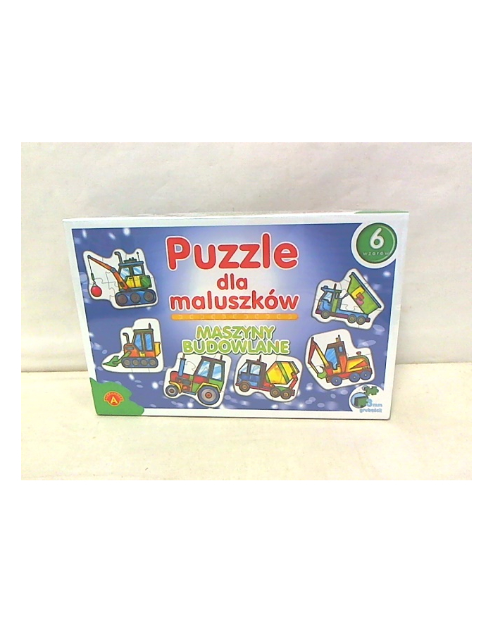 ALEXANDER Puzzle dla Maluszków Maszyny główny