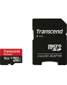 Transcend karta pamięci Micro SDHC 16GB Class 10 UHS-I +adapter SD - nr 38