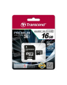 Transcend karta pamięci Micro SDHC 16GB Class 10 UHS-I +adapter SD - nr 6