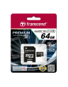 Transcend karta pamięci Micro SDXC 64GB Class 10 UHS-I +adapter SD - nr 24