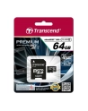 Transcend karta pamięci Micro SDXC 64GB Class 10 UHS-I +adapter SD - nr 24