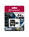 Transcend karta pamięci Micro SDXC 64GB Class 10 UHS-I +adapter SD - nr 29