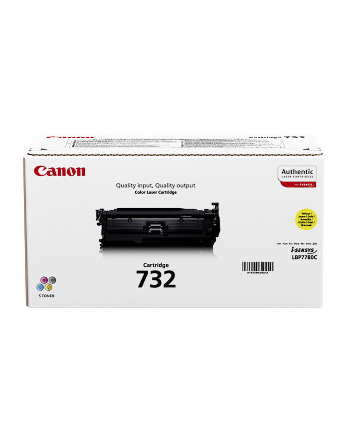Toner Canon 732 Y | i-SENSYS LBP7780Cx główny