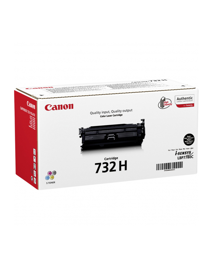 Toner Canon 732H BK | i-SENSYS LBP7780Cx główny