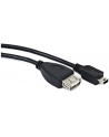 Kabel OTG USB Mini BM -> USB AF 15cm - nr 13