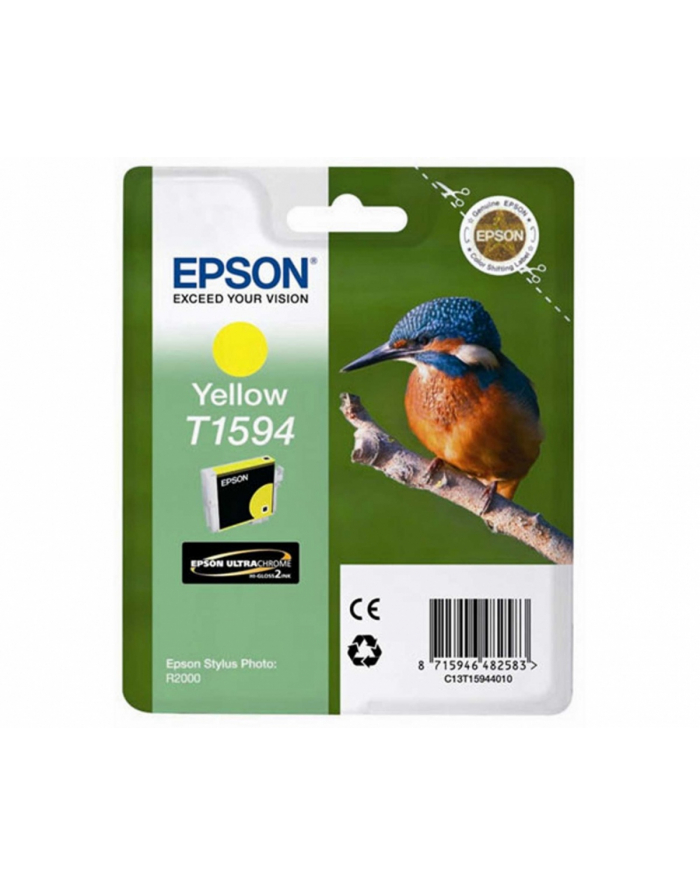 Tusz EPSON T1594 YELLOW  17ml do Stylus Photo R2000 główny