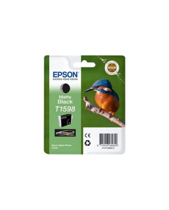 Tusz EPSON T1598 Matte BLACK    17ml do Stylus Photo R2000