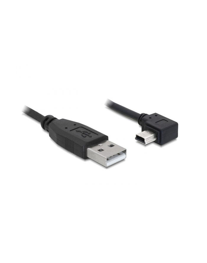 Kabel USB A(M)->Mini USB BM5P(M) kątowy 2m główny