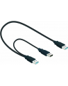 Kabel USB 3.0 AM(M)+Power AM(M)->AM(M) 60cm - nr 11