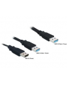 Kabel USB 3.0 AM(M)+Power AM(M)->AM(M) 60cm - nr 16