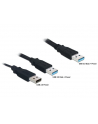 Kabel USB 3.0 AM(M)+Power AM(M)->AM(M) 60cm - nr 5