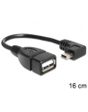 Kabel USB Mini B(M) kątowy->A(F) OTG 16cm - nr 4