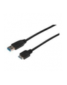 Kabel USB3.0 SuperSpeed, USB A wtyk / USB B Micro wtyk, Cu AWG 28, 2x ekranowane, dł. 1.0m - nr 8