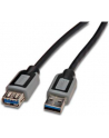 Przedłużacz USB3.0 SuperSpeed, USB A wtyk / USB A gniazdo, Cu AWG 28, 2x ekranowane, dł. 1.8m - nr 10