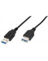 Przedłużacz USB3.0 SuperSpeed, USB A wtyk / USB A gniazdo, Cu AWG 28, 2x ekranowane, dł. 1.8m - nr 12