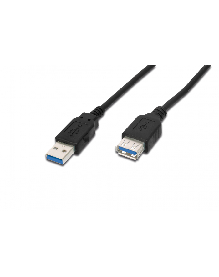Przedłużacz USB3.0 SuperSpeed, USB A wtyk / USB A gniazdo, Cu AWG 28, 2x ekranowane, dł. 1.8m główny