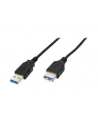 Przedłużacz USB3.0 SuperSpeed, USB A wtyk / USB A gniazdo, Cu AWG 28, 2x ekranowane, dł. 1.8m - nr 14