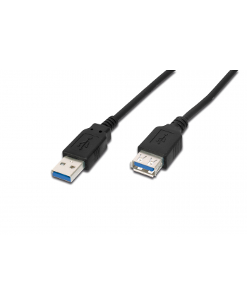 Przedłużacz USB3.0 SuperSpeed, USB A wtyk / USB A gniazdo, Cu AWG 28, 2x ekranowane, dł. 1.8m
