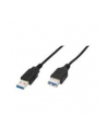 Przedłużacz USB3.0 SuperSpeed, USB A wtyk / USB A gniazdo, Cu AWG 28, 2x ekranowane, dł. 1.8m - nr 6
