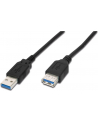 Przedłużacz USB3.0 SuperSpeed, USB A wtyk / USB A gniazdo, Cu AWG 28, 2x ekranowane, dł. 1.8m - nr 8